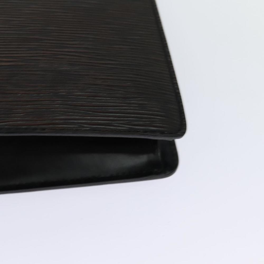 LOUIS VUITTON Epi Pochette Homme Clutch Bag Black Noir M52522 LV Auth 114672 - Picture 16 of 16